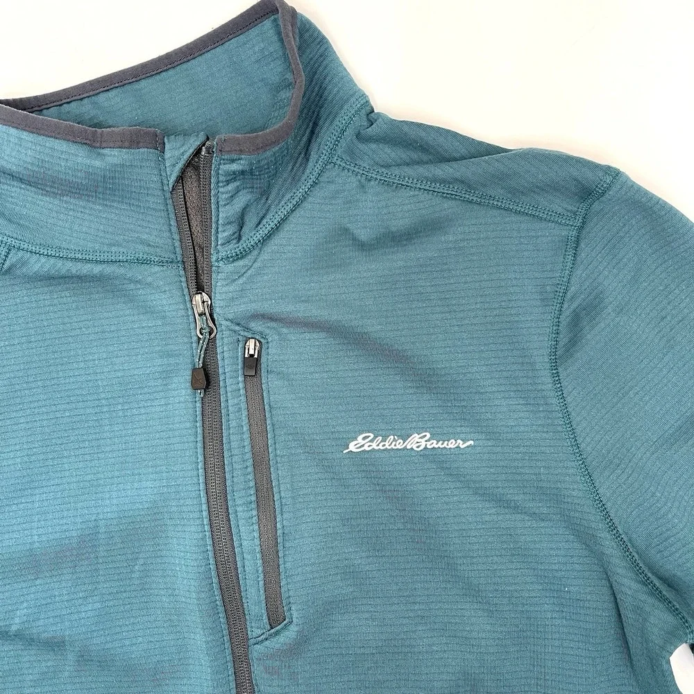 Eddie Bauer Men's Green Lightweight Full Zip Jacket Size Medium